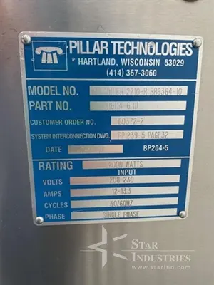 Used PILLAR TECHNOLOGIES _UNKNOWN_ Cappers Tamper Evident - Induction Sealers | Star Industries #1254238