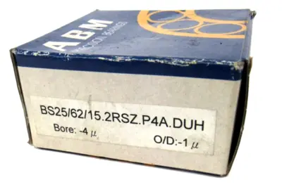 NEW ABM BS25/62/15.2RSZ.P4A.DUH BALL SCREW BEARING SET MM25BS62
