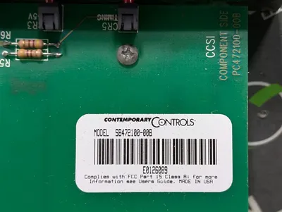 Contemporary Controls SB472100-00B LED Indicator Card PC472100-00B Used