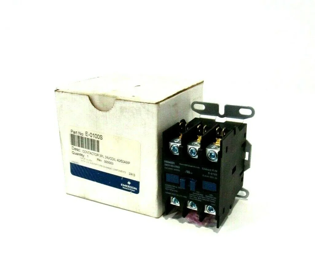 NEW EMERSON E-0100S CONTACTOR E0100S