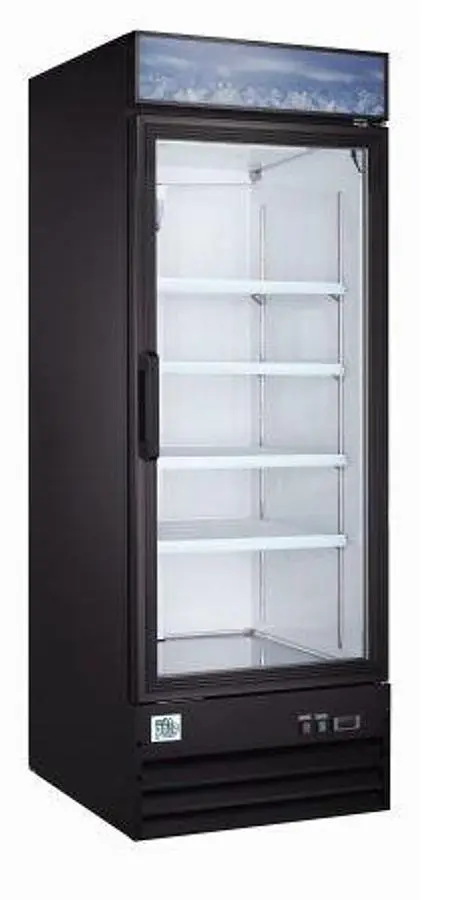 Elite 13 Cu. Ft. Commercial Glass Door Merchandiser Freezer – 1 Door