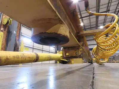 1/4 Ton 500 Lb Free Standing Jib Crane 20' Span 12' Height Under Beam