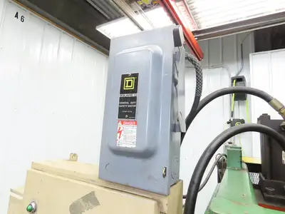 Hydraulic 42 Ton Press 6" Stroke Punch Die 10Hp 230/460V 3Ph Parker Pump