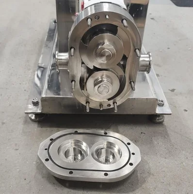 PUMP Wright Flow Technologies 0300 TRA10 S.M. FKM 0300 TRA10 S.M. Sanitary Lobe Pump # 38918