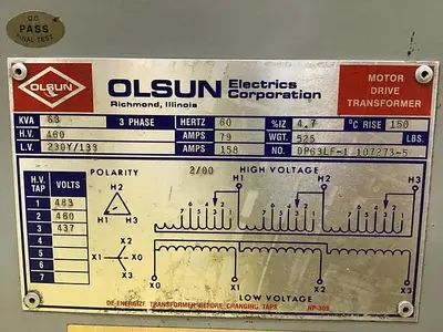 USED OLSUN DP63LF-1 107273-5