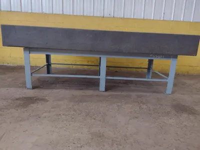 8' X 4' X 10" CHALLENGE PRECISION LAYOUT INSPECTION GRANITE TABLE: STOCK #23801