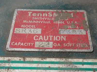 USED TENNSMITH / ROPER WHITNEY COMPANY SR36 / U422