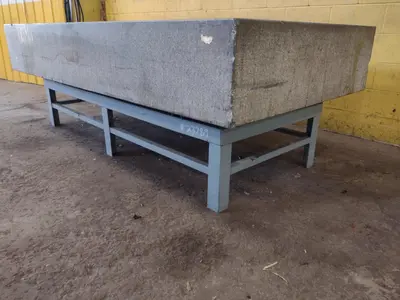 8' X 4' X 14" CHALLENGE PRECISION LAYOUT INSPECTION GRANITE TABLE: STOCK #23789