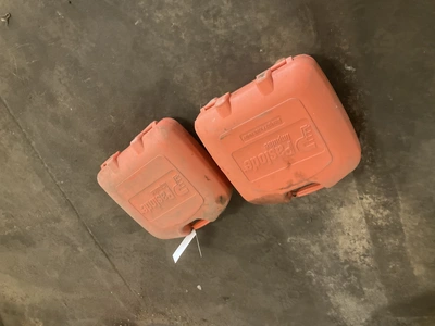 (1) Paslode Impulse finish nailer, (2) plastic cases, (2) batteries and (2) chargers, batteries will...