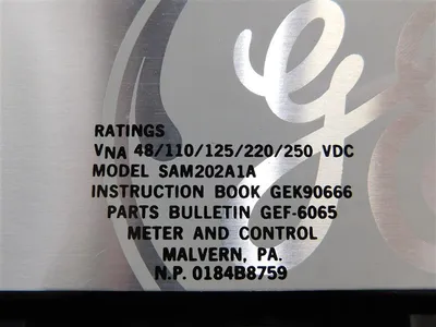 USED GENERAL ELECTRIC SAM202A1A
