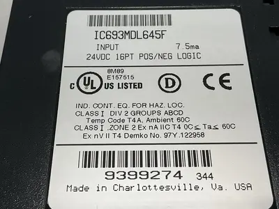 USED GE FANUC IC693PWR321Y