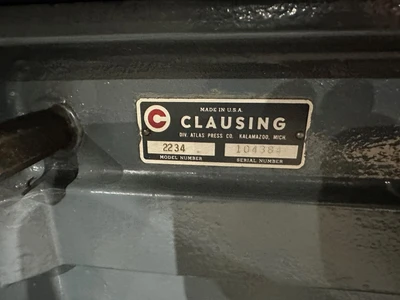 CLAUSING 2217 DRILL HEAD - AIR FEED