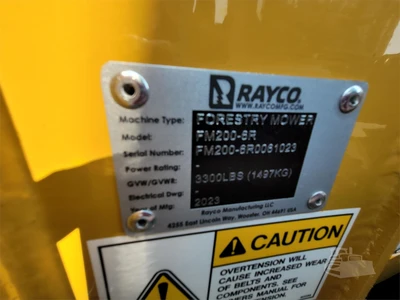 New | in-Stock 2023 RAYCO C200R Forestry Grinders Florida US | National Equipment Dealers #1422901