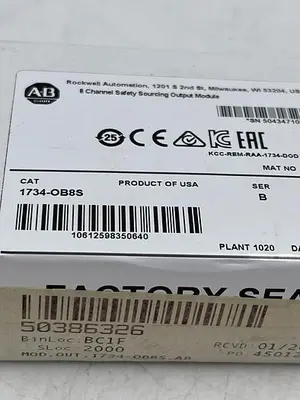 New | in-Stock ALLEN-BRADLEY ALLEN-BRADLEY 1734-OB8S SER B PLC Input & Output | ND Industrial Surplus #1214291