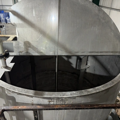 8,000L Stainless Steel Paddle Mix Tank – 7.5 kW