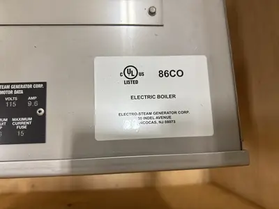 New | in-Stock ELECTRO-STEAM S.S. LG-25 Boilers Illinois US | M&M Equipment Corp. #1385639