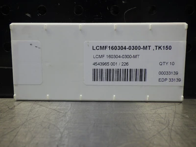 SECO Carbide Inserts QTY10 LCMF160304-0300-MT TK150 (LOC1286A)