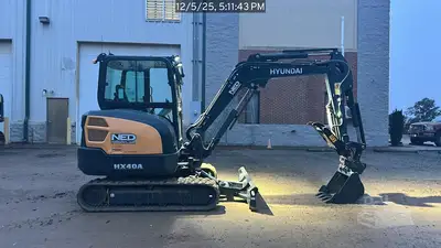 New | in-Stock 2024 HYUNDAI HX40A Crawler Excavators - Mini South Carolina US | National Equipment Dealers #1422337