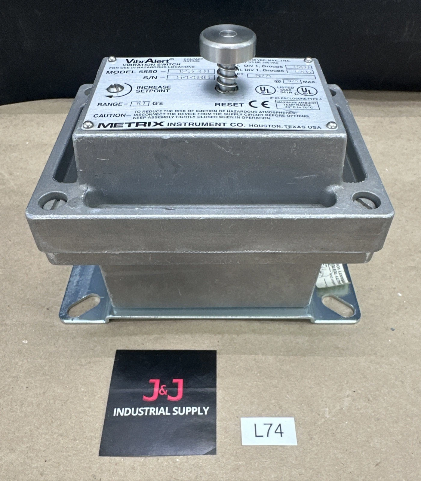 New | in-Stock Metrix 5550-123-01 Relays & Switches Indiana US | J&J Industrial Supply #1542783