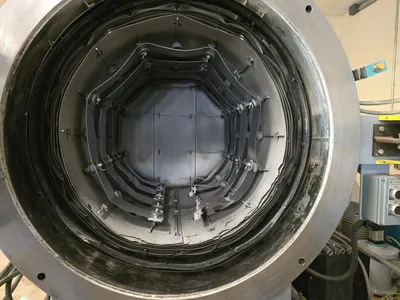 Item # VF473 2 Bar Quenching Vacuum Furnace 16” H × 12” W × 24” D