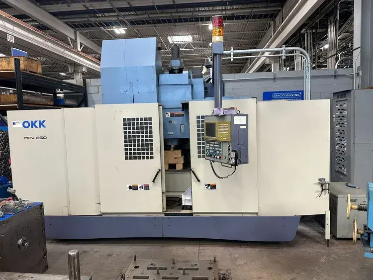 Used OKK MCV-660 Vertical Machining Centers Ontario CA | Aucto #483776