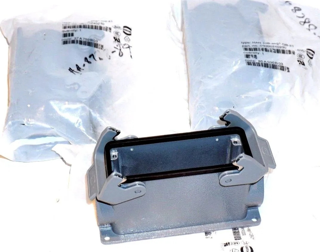 3 NEW HARTING 09300240230 SURFACE MOUNTING UNITS