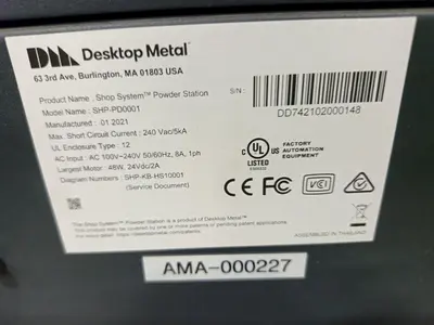 Used 2021 DESKTOP METAL SHP-PP0009 3D Printers Minnesota US | Orca Machine Tools, Inc. #1262802
