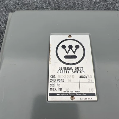 Used Westinghouse GF-322N Misc Industrial Equipment California US | Davliegogo LLC #1710075