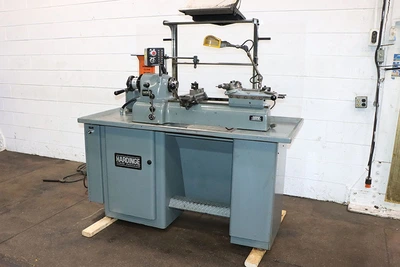 Used 1987 Hardinge DSM-59, Vari-Speed, Turret & Cross Slide,5C Collet Second Operation including Speed Lathes New Jersey US | Machinery Values #1253282