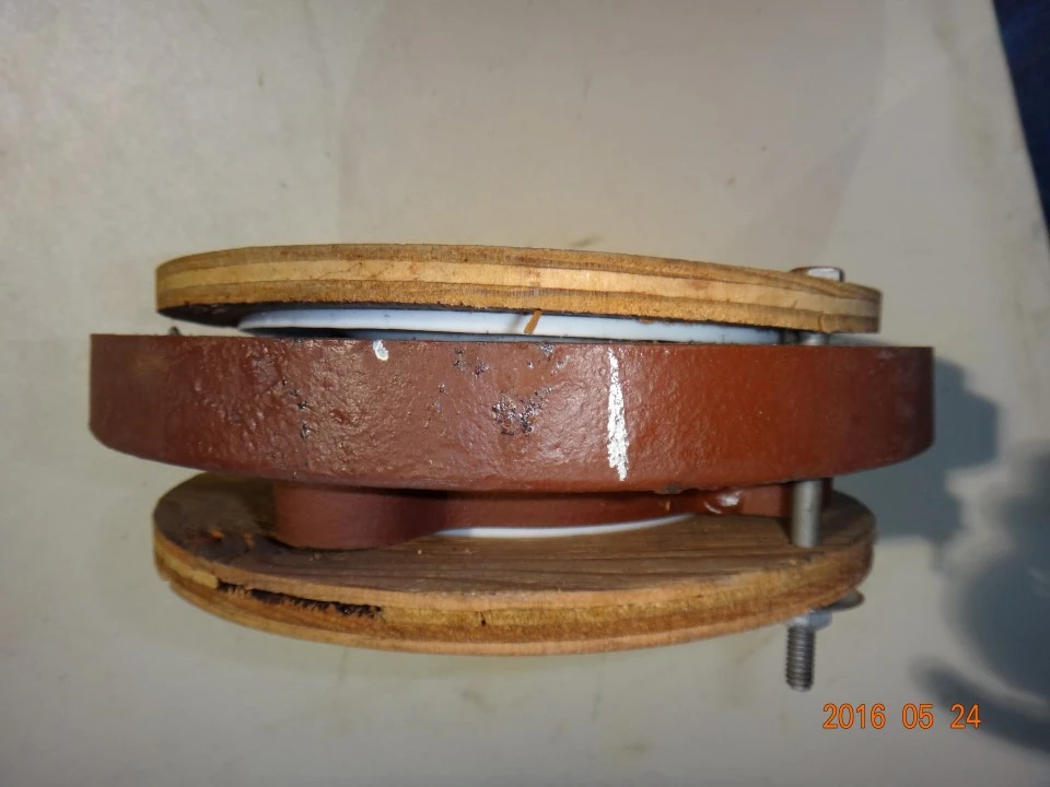 4"x2" PTFE Lined, Resistoflex Reducing Flange, 150
