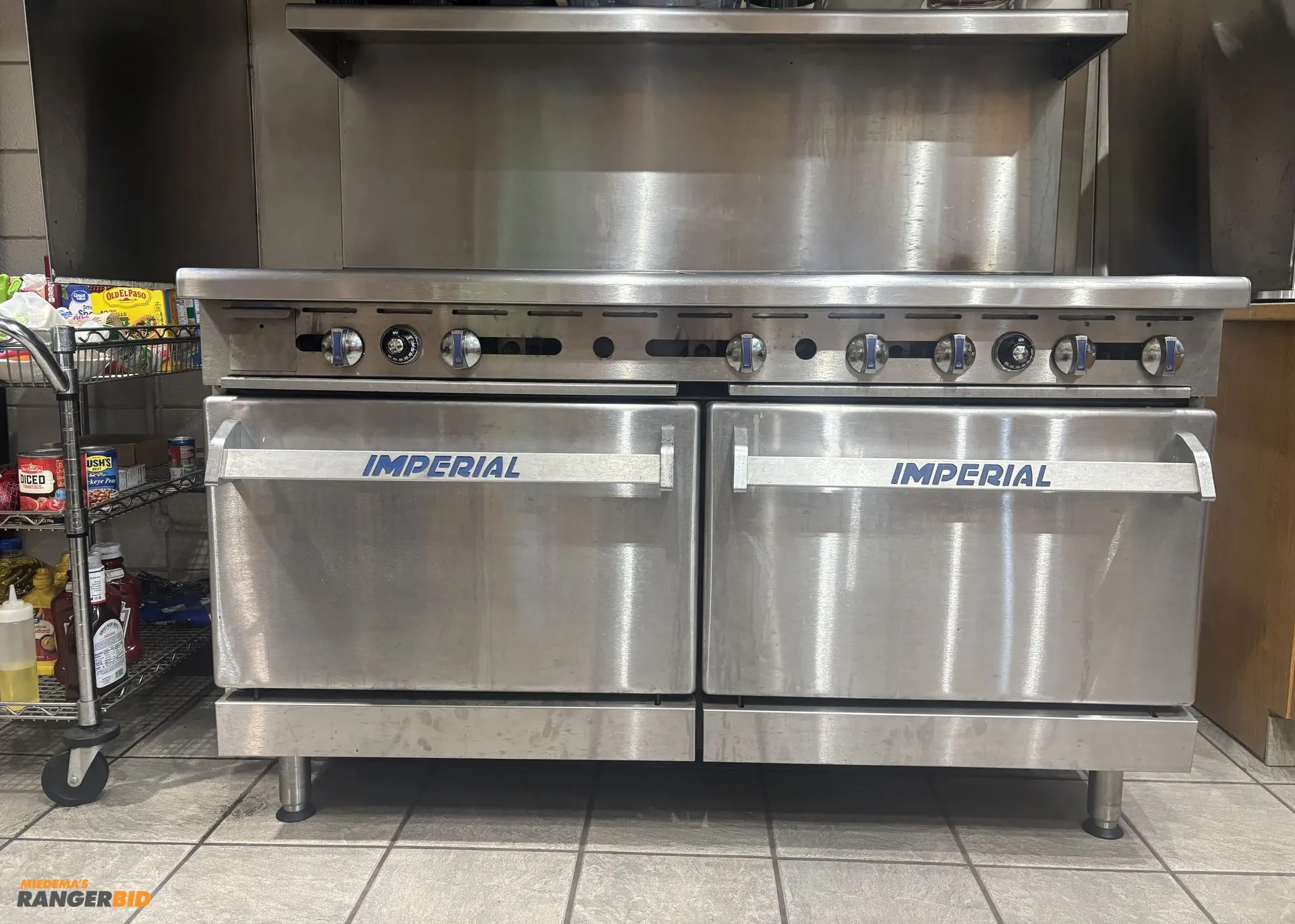 Used IMPERIAL COMMERCIAL STOVE WITH SKILLET TOP Commercial Ranges Michigan US | Miedema Asset Management Group #1419240