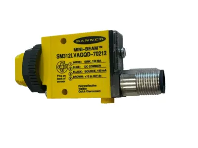 NEW BANNER SM312LVAGQD-70212 MINI BEAM SENSOR SM312LVAGQD 70212