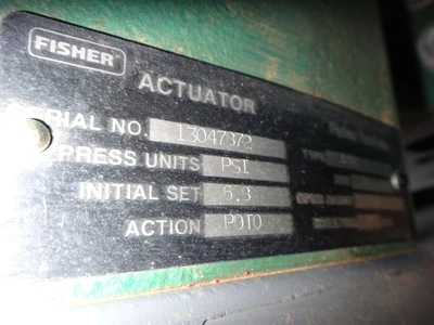 Fisher Posi-seal 16" Stainless Control Valve