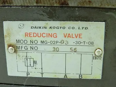Daikin Kogyo MG-02P-03-30-T-08  Reducing Valve Pressure Switch MPS-02P-1-10