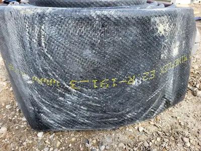 8" x 50 ft Mining Lay Flat Hose w/ Coupling