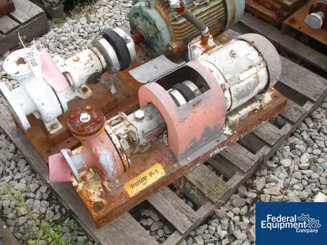 Used Durco 1.5" X 1" X 6" DURCO CENTRIFUGAL PUMP D4 ALLOY 3 HP Pumps Ohio US | Federal Equipment Company 2 #125254