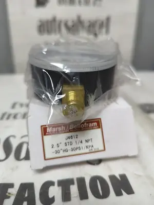 New | in-Stock MARSH J4612 Universal Pressure Meters Ohio US | Surplus Asset Holdings #1245441