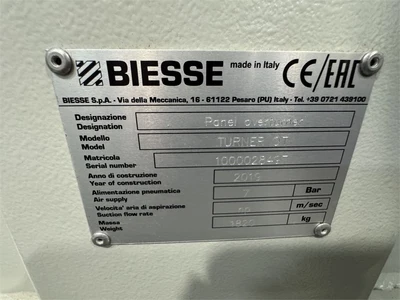 Used 2019 BIESSE TURNER OT Panel Feeders Florida US | MachineryMax #1477304