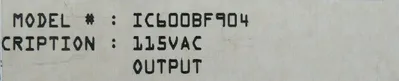 NEW GE FANUC IC600BF904 OUTPUT MODULE