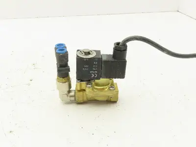 Sirai L180V17 Brass Solenoid Valve 3/8" BSP 2-Way Normally Closed 24V Coil
