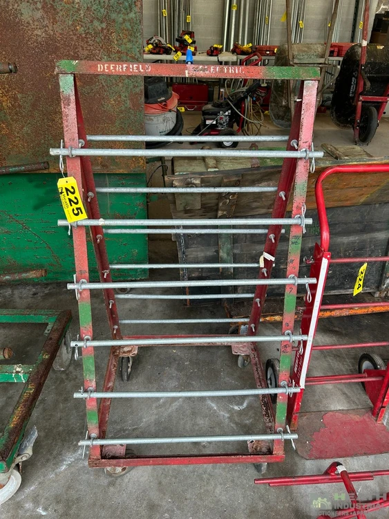 Used _UNKNOWN_ 4 WHEEL WIRE DISPENSER RACK DOLLY Wire Payoffs Illinois US | Heath Industrial Auction Services #1379743