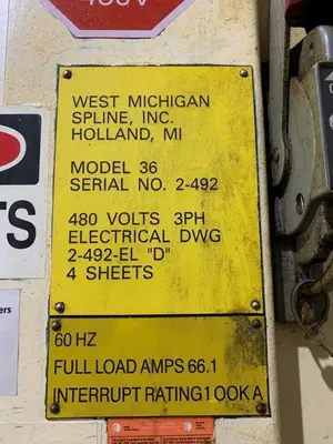 WEST MICHIGAN SPLINE 36 Spline Rollers | Machinery Intl. Corp. (7)
