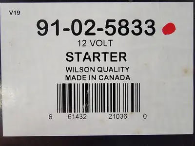 NEW WILSON 91-02-5833