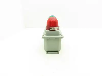 Federal Signal Indicator Light Enclosure Red Green Blue 4"x10"x 4" 24V AC/DC