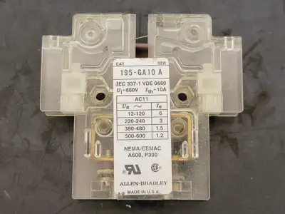 USED ALLEN-BRADLEY 195-GA10