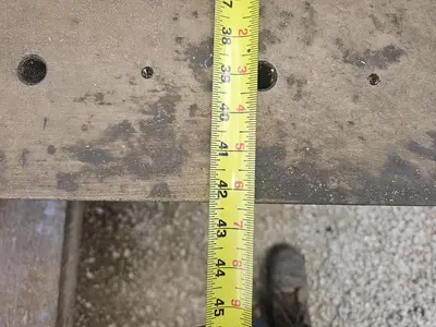6' x 42" Heavy Duty 2" Thick Top Cast Iron Setup Fixture Table