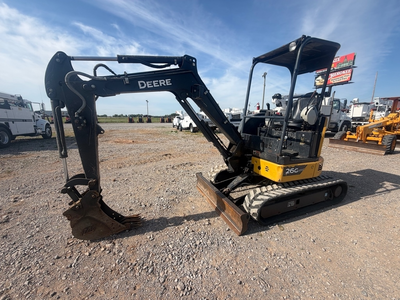 Used 2021 JOHN DEERE 26G Excavators Oklahoma US | OT Truck & Tractor Sales #1383486