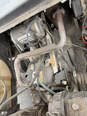 (1) 2015 E-Z-Go golf cart with a Kawasaki gas engine, includes Club Clear club and ball washer, Club...