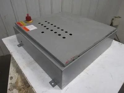 Sarkh SEC-303008LP 30"x30"x8" Electrical Enclosure W/30A Disconnect Wall Mount