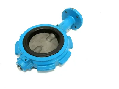 NEW ITT INDUSTRIES WC-8270-3 BUTTERFLY VALVE 4" CAST IRON 316 SS
